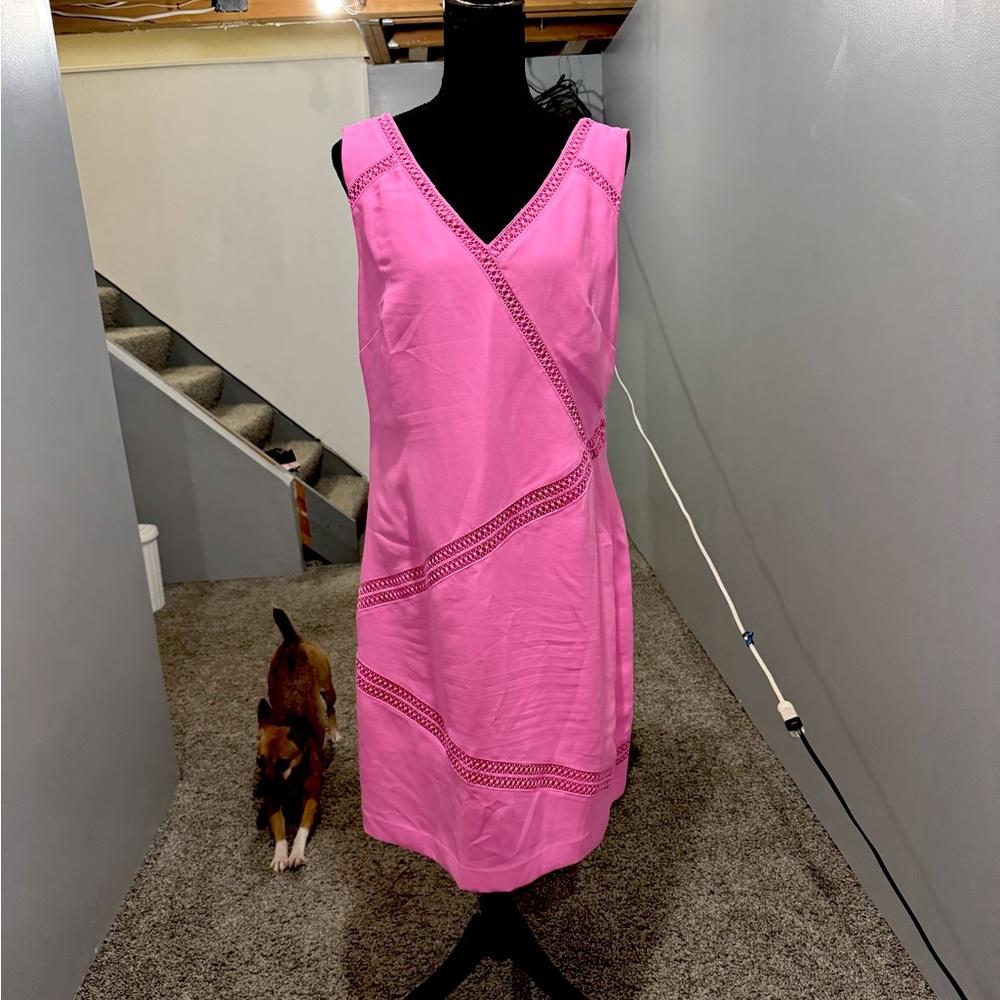 Bright Pink Banana Republic Dress - size 12